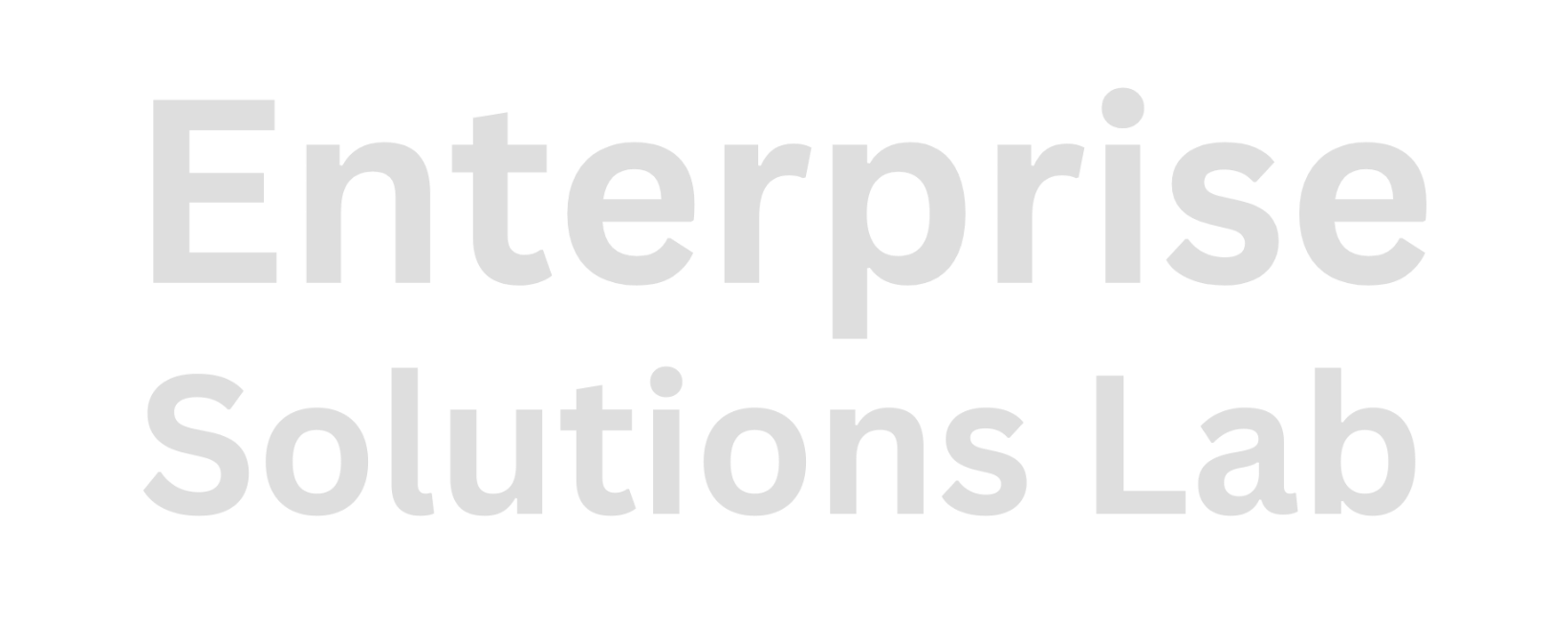 Enterprise Solutions Lab